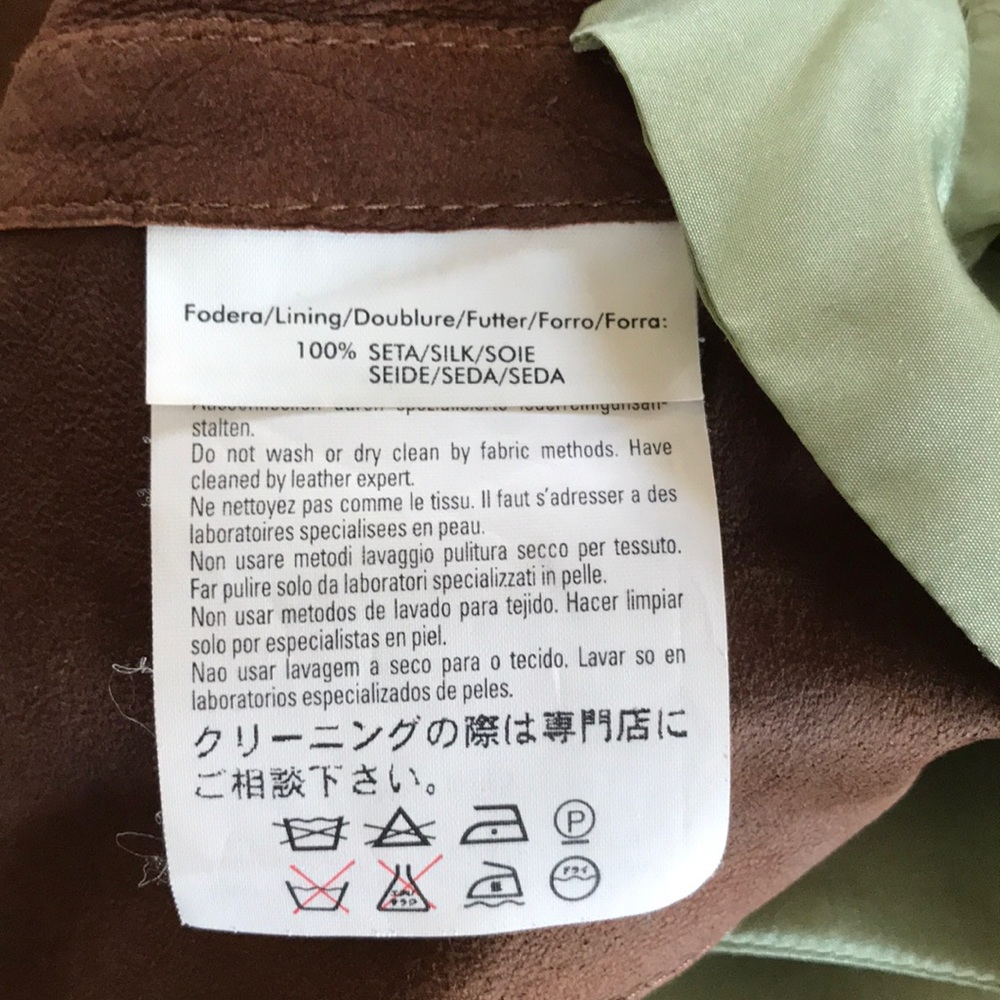 Cesare Fabbri leather Jacket - Size 46 - Picture 6 of 13